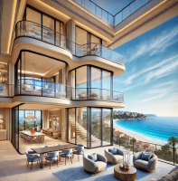 Appartement de prestige avec balcon et vue panoramique sur la mer méditerranée à Carry-le-Rouet, Côte Bleue Immo FOrum